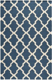 Safavieh Cambridge CAM121G Navy Blue and Ivory