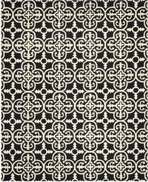 Safavieh Cambridge CAM133E Black and Ivory