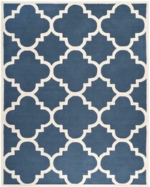 Safavieh Cambridge CAM140G Navy and Ivory