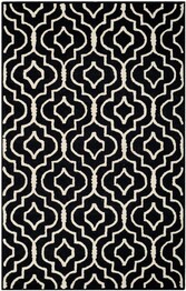 Safavieh Cambridge CAM141E Black and Ivory