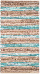 Safavieh Cape Cod CAP862D Natural and Teal