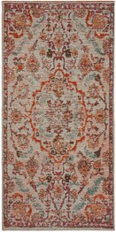 Safavieh Classic Vintage CLV102Q Red and Beige