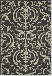 Safavieh Courtyard CY2663-3908 Sand and Black