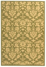 Safavieh Courtyard CY34161E06 Olive and Natural