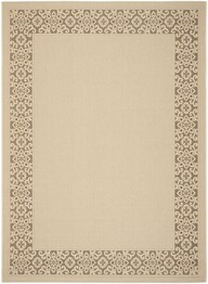 Safavieh Courtyard CY6011219 Cream and Light Chocolate