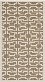 Safavieh Courtyard CY6015-242 Mocha and Beige