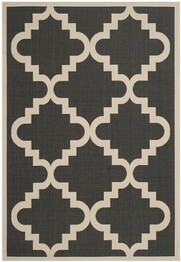 Safavieh Courtyard CY6017266 Black and Beige