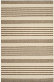 Safavieh Courtyard CY6062-242 Brown and Bone