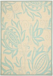 Safavieh Courtyard CY6109-15 Cream and Aqua