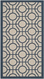 Safavieh Courtyard CY6115-258 Beige and Navy