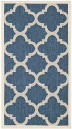 Safavieh Courtyard CY6243-268 Navy and Beige