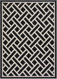 Safavieh Courtyard CY6306256 Black and Light Beige