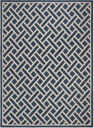 Safavieh Courtyard CY6306258 Navy and Light Beige