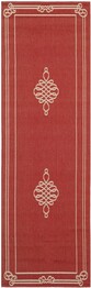 Safavieh Courtyard CY6788-28 Red and Creme