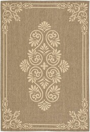 Safavieh Courtyard CY6855-22 Brown and Creme