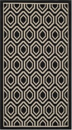 Safavieh Courtyard CY6902-266 Black and Beige