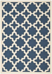 Safavieh Courtyard CY6913-268 Navy and Beige