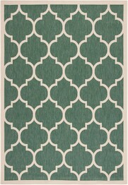 Safavieh Courtyard CY6914322 Dark Green and Beige