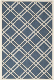 Safavieh Courtyard CY6923-268 Navy and Beige