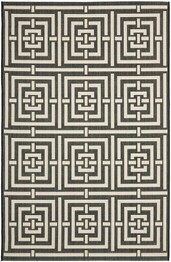 Safavieh Courtyard CY6937-26 Black and Bone