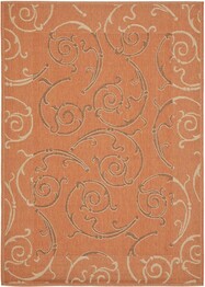 Safavieh Courtyard CY7108-21A7 Terracotta and Cream