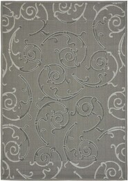 Safavieh Courtyard CY710887A5 Anthracite and Light Grey