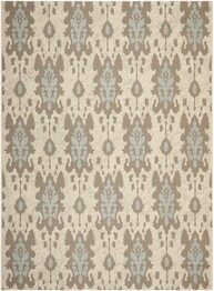 Safavieh Courtyard CY727679A18 Beige Dark Beige and Aqua Weft