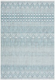 Safavieh Courtyard CY819653512 Ivory and Turquoise