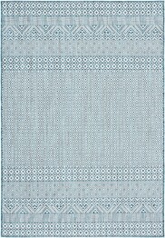 Safavieh Courtyard CY823553512 Ivory and Aqua