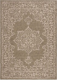 Safavieh Courtyard CY848123221 Brown and Beige