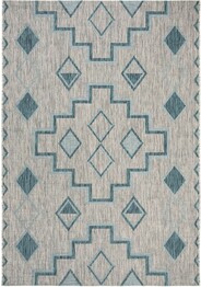 Safavieh Courtyard CY853337212 Grey and Teal