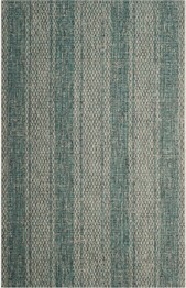 Safavieh Courtyard CY873637212 Light Grey and Teal