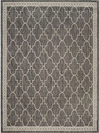 Safavieh Courtyard CY887136621 Black and Beige