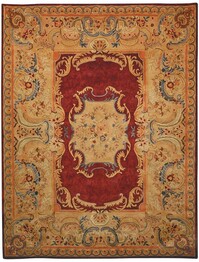 Safavieh Empire EM422A Burgundy and Gold