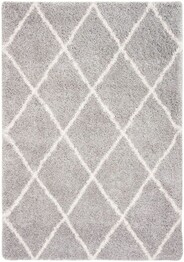 Safavieh Fontana Shag FNT815G Grey and Cream