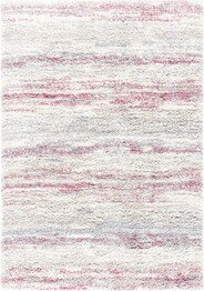 Safavieh Fontana Shag FNT842B Ivory and Pink