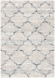 Safavieh Fontana Shag FNT888F Grey and Ivory