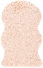 Safavieh Faux Sheep Skin FSS115U Light Pink