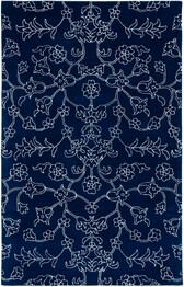 Safavieh Fifth Avenue FTV135N Navy and Ivory