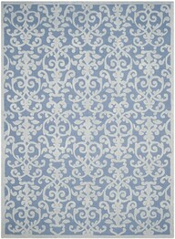 Safavieh Glamour GLM101B Blue and Ivory