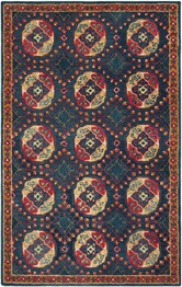 Safavieh Heritage HG424N Navy and Red