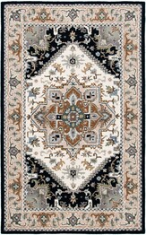 Safavieh Heritage HG625D Beige and Navy