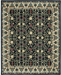 Safavieh Heritage HG740N Navy and Ivory