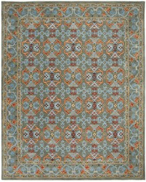 Safavieh Heritage HG741W Sage and Blue