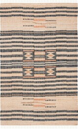 Safavieh Kilim KLM709A Natural and Black