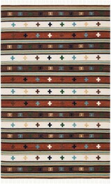 Safavieh Kilim KLM710A Ivory and Rust