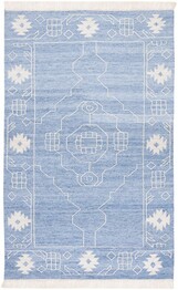 Safavieh Kilim KLM763M Blue and Ivory