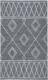 Safavieh Kilim KLM852H Charcoal and Ivory