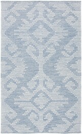 Safavieh Kilim KLM853M Blue and Ivory