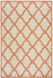 Safavieh Linden LND122R Cream and Rust